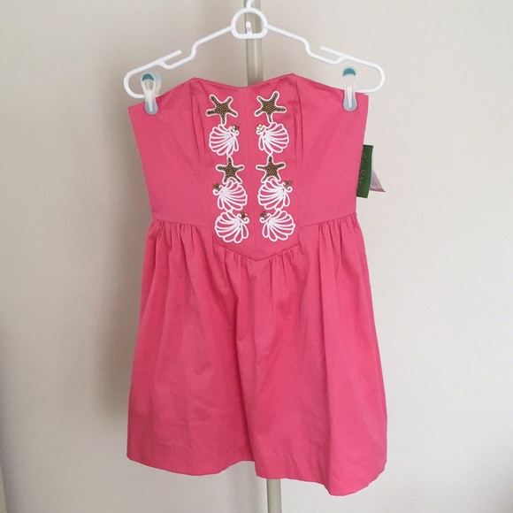 NWT Lilly Pulitzer | Pink Mermaid Dress | 2 - Picture 2 of 5